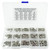 Guard4U 480Pcs 12-Size Metric M2 M2.5 M3 Stainless Steel Phillips Pan Head Machine Screws Nuts Assortment Kit