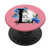 Initial Letter L Monogram Geometric Shape Peony Pink PopSockets Grip and Stand for Phones and Tablets