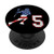 Lacrosse player with American USA flag, number 5 phone stand PopSockets Grip and Stand for Phones and Tablets