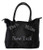 Classic Black Tote with Paris, Milan, New York Imprint