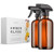 LiBa Amber Glass Spray Bottles 2 Pack, Refillable Empty Spray Bottle for Cleaning, Essential Oils, Hair, Plants, Adjustable Nozzle for Squirt and Mist, Bleach/Vinegar/Rubbing Alcohol Safe