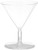 Clear Mini Plastic Martini Glasses - 20 Ct. - 2 oz.