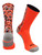 TCK Digital Camo Crew Socks (Neon Orange, X-Large)