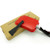 CAN_Deal Japanese Omelette Pan with Spatula, Nonstick Omelet Pan Tamagoyaki Egg Pan (Random Colour)