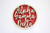 Sorority Shop Alpha Gamma Delta - Laser Carved Script Glitter Ornament - 3" Round