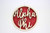 Sorority Shop Alpha Phi - Laser Carved Script Glitter Ornament - 3" Round