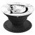 Monogrammed Letter Initial D Floral Marble Background PopSockets Grip and Stand for Phones and Tablets