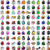 Among Us Stickers 100pcs/Pack Among Us Fandom Crewmate Game Stickers for Skateboard Fridge Guitar Laptop Motorcycle Travel Luggage Cartoon Water Bottle Stickers