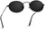 WearMe Pro - Small Oval Metal Frame Tinted Lens Sunglasses