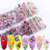 LAKYTION 10 Sheets Butterfly Nail Art Foil Transfer Stickers Flower Nail Foil Decals Adhesive Stickers Nail Art Supplies Starry Sky Manicure Transfer Tips Nails Decoration
