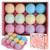 Coquimbo Bath Bombs, 12Pcs Handmade Bath Bombs Gift Set With Natural Essential Oils, Moisturize Skin, Perfect For Bubble  and  Spa Bath, Best Gift For Kids, Women, Moms, Her?2.1oz Each?