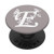 Neutral Butterfly Letter E Initial Monogram PopSockets PopGrip: Swappable Grip for Phones  and  Tablets