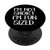I'm Not Short I'm Fun Sized PopSockets PopGrip: Swappable Grip for Phones  and  Tablets