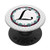 Floral Boarder Monogram Letter L Initial PopSockets Grip and Stand for Phones and Tablets