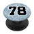 Ice Hockey Number 78 Design Sports Player on Rink - Hockey PopSockets Grip and Stand for Phones and Tablets
