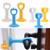 Rubber Door Stopper Wall Protector,Door Knob Bumper,New Design Door Stopper Prevent The Wall from Being Damaged by The Door Handle(6 Pack)