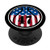 47 Basketball Number 47 Jersey USA American Flag PopSockets Grip and Stand for Phones and Tablets