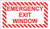 StickerTalk Emergency Exit Window Vinyl Sticker, 3.5 inches by 2 inches