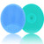 Baby Bath Brush, baby Cradle Cap Brush, Silicone Massage Brush, Silicone Scrubbers Exfoliator Brush - The SkinSoother Baby Essential for Dry Skin, Cradle Cap and Eczema - 2 Pack (Blue  and  Green)