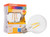 Sylvania 40180 40W Equivalent, LED Filament Light Bulb, G25 Lamp, Medium Base, Clear Finish, Efficient 4.5W, Soft White 2700K, 1 Pack