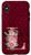 iPhone X/XS Burgundy floral Initial Letter L monogram pink flowers Case