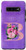 Galaxy S10Plus Lilac floral Initial Letter B monogram pink floral purple Case