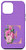 iPhone 12 Pro Max Lilac floral Initial Letter E monogram pink floral purple Case
