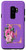 Galaxy S9Plus Lilac floral Initial Letter E monogram pink floral purple Case