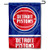 WinCraft Detroit Pistons Double Sided Garden Flag