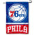 WinCraft Philadelphia 76ers Double Sided Garden Flag