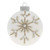 kat Plus annie Charmed Snowflake Round, White