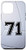 iPhone 12 mini Volleyball Jersey Number  71 Seventy One No 71 Game Play Case