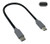 CERRXIAN USB 3.1 Type C Male to Male OTG Transfer Data and Charge Cable (25cm)