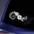 Bargain Max Decals Paisley Flower Design Sticker Decal Notebook Car Laptop 5.5" (White)