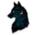 GT Graphics Express Wolf Celestial - 3" Vinyl Sticker - for Car Laptop Water Bottle Phone - Waterproof Decal