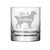 11 oz Rocks Whiskey Highball Glass Golden Retriever 'Life is Golden'