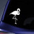 Bargain Max Decals Flamingo Silhouette Sticker Decal Notebook Car Laptop 5.5" (White)