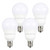 Ganiude G14 Globe LED Light Bulb, E17 Intermediate Base, 6W (60-Watt Replacement), Daylight White 5000K, 600LM, Non-Dimmable LED Bulb for Ceiling Fan, Chandelier Lighting, 4-Pack