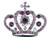 Alilang Amethyst Purple Colored Crystal Rhinestone Royal Princess Queen Crown Brooch Pin Alilang Amethyst Purple Colored Crystal Rhinestone Royal Princess Queen Crown Brooch Pin