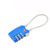 Luggage Lock, TSA Approved Luggage Locks, Cable Travel Lock, Safe Padlock for Gym, School, Suitcases, Baggage, Small Cabinets