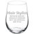 Wine Glass Goblet Funny Job Title Miracle Worker Hair Stylist (17 oz Stemless) Wine Glass Goblet Funny Job Title Miracle Worker Hair Stylist (17 oz Stemless)