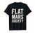Flat Mars Society Flat Earth Space Science T-Shirt