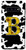 Galaxy S10 Cow Print Black White Sunflower Letter B Monogram Spotted Case