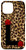 iPhone 12 Pro Max Letter L Initial Monogram Leopard Cheetah Red Rose Gift Case