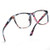 MuJaJa Square Blue Light Blocking Glasses, Anti Eyestrain  and  UV Glare Lightweight Computer Game Glasses for Women Men Reading (A5 Purple Frame/Transparent Lens) MuJaJa Square Blue Light Blocking Glasses, Anti Eyestrain  and  UV Glare Lightweight Computer Game Glasses for Women Men Reading (A5 Purple Frame/Transparent Lens)