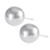 High Polish Large Round Stud .925 Sterling Silver 12mm Ball Post Stud Earrings
