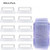 80 Sets Hanging Folder Tabs and Inserts for Quick Identification of Hanging Files, Easy to Read, 2 inch Hanging File Inserts