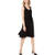 Alfani Womens Lace Blouson Midi Dress Black 10