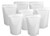 50 Pack 5.5"x7.8" Resealable Stand Up Mylar Bags for Food Storage, Smell Proof Ziplock Packaging Pouch, Heat Sealable Foil Bags, Sample Pouches  Matte White