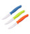 Kitchen Paring Knife Set of 3 - Orange - Blue - Green - Pampered Chef (3)